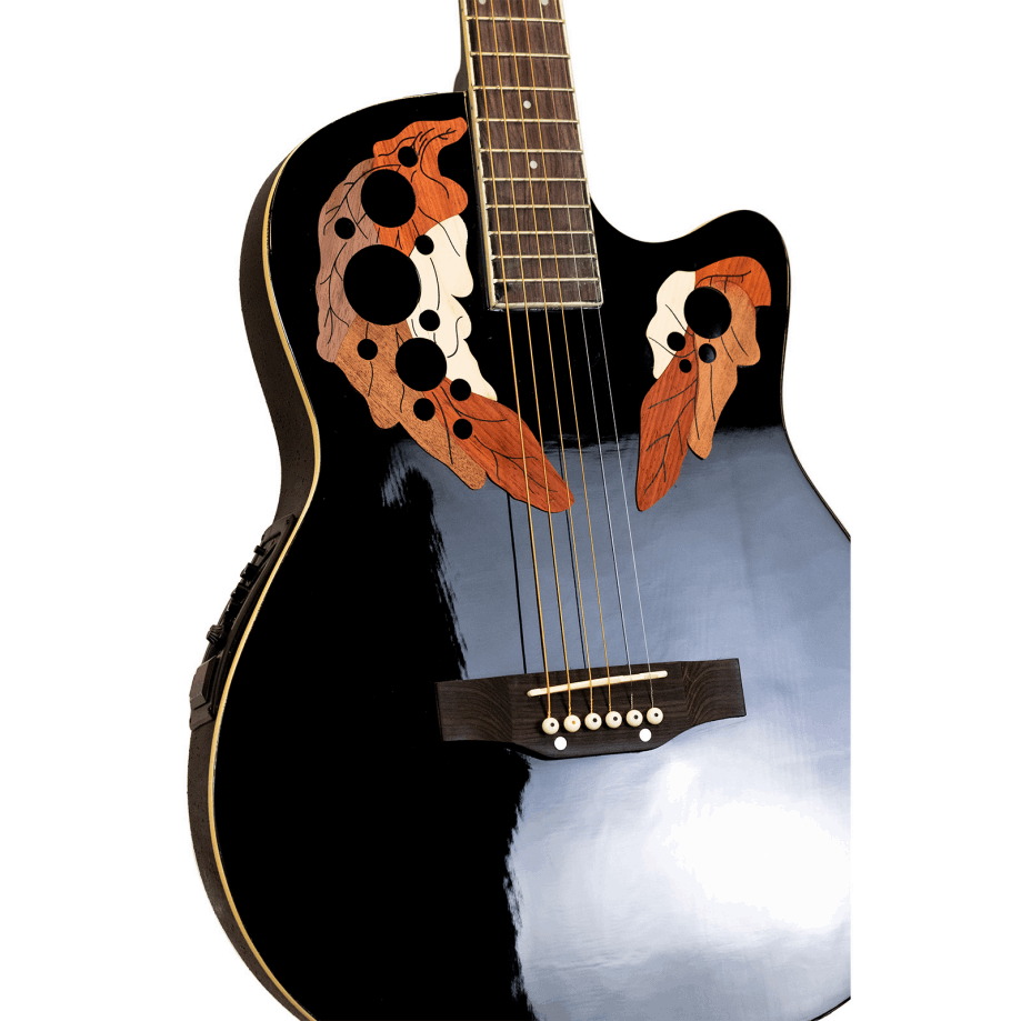 Guitarra Electroacústica tipo Ovation Campero | Serie EA-OV3
