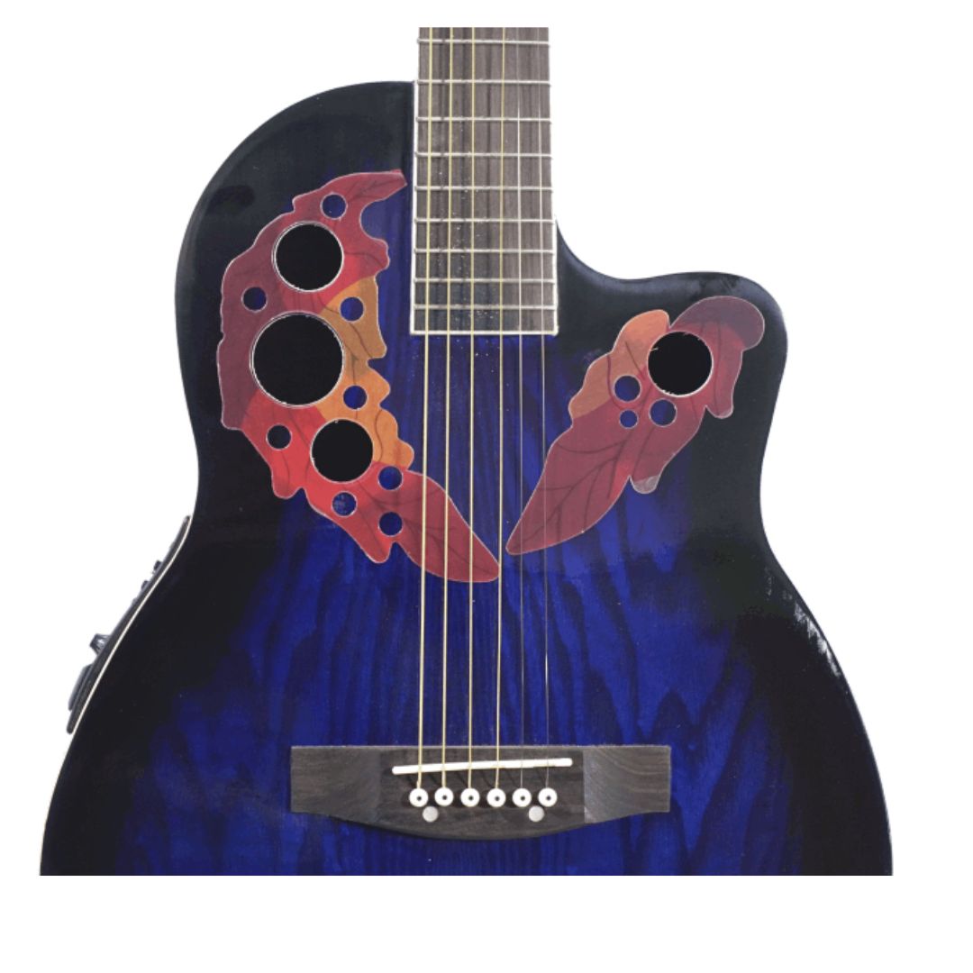 Guitarra Electroacústica tipo Ovation Campero | Serie EA-OV3