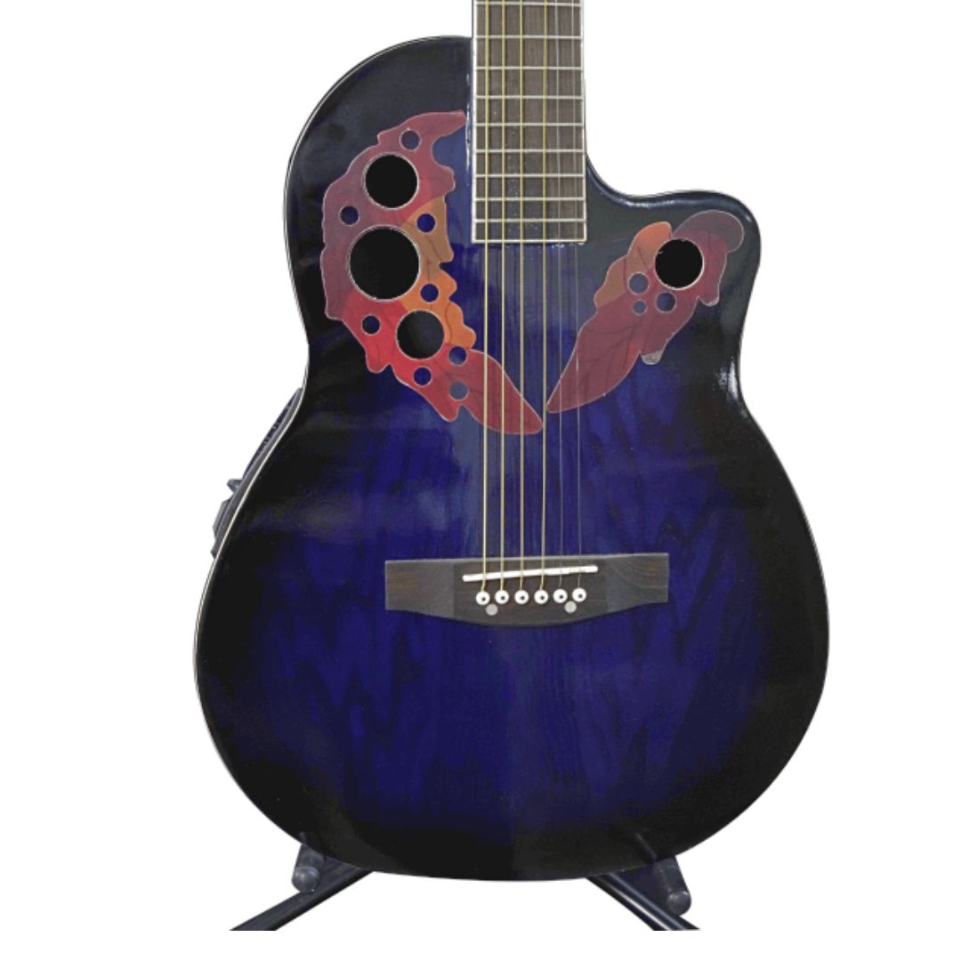 Guitarra Electroacústica tipo Ovation Campero | Serie EA-OV3