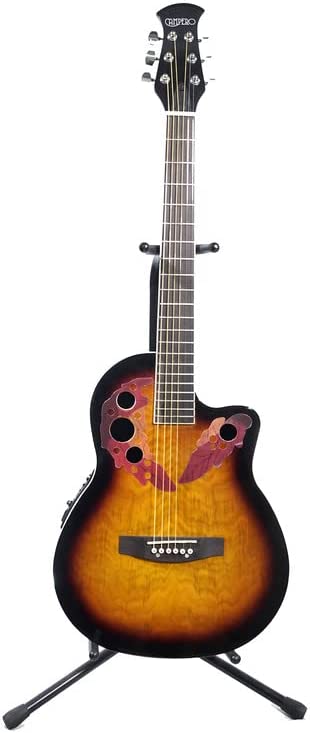 Guitarra Electroacústica tipo Ovation Campero | Serie EA-OV3