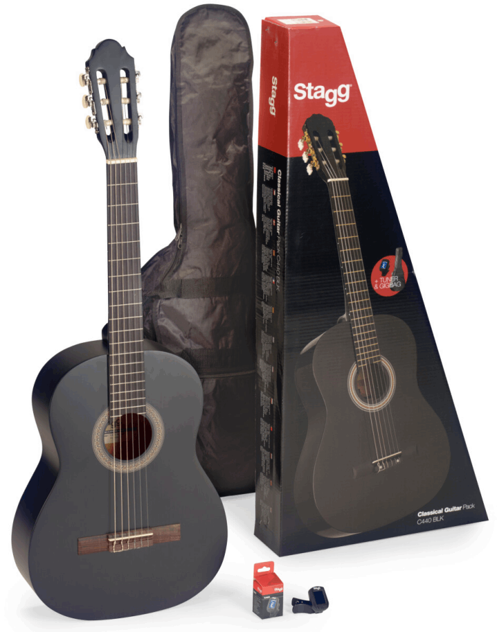 Paquete Guitarra Clásica Stagg | C440 y C430