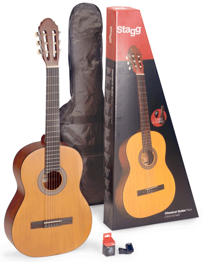 Paquete Guitarra Clásica Stagg | C440 y C430