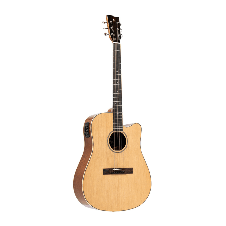 Guitarra Electroacústica Stagg | SA45-DCE-LW