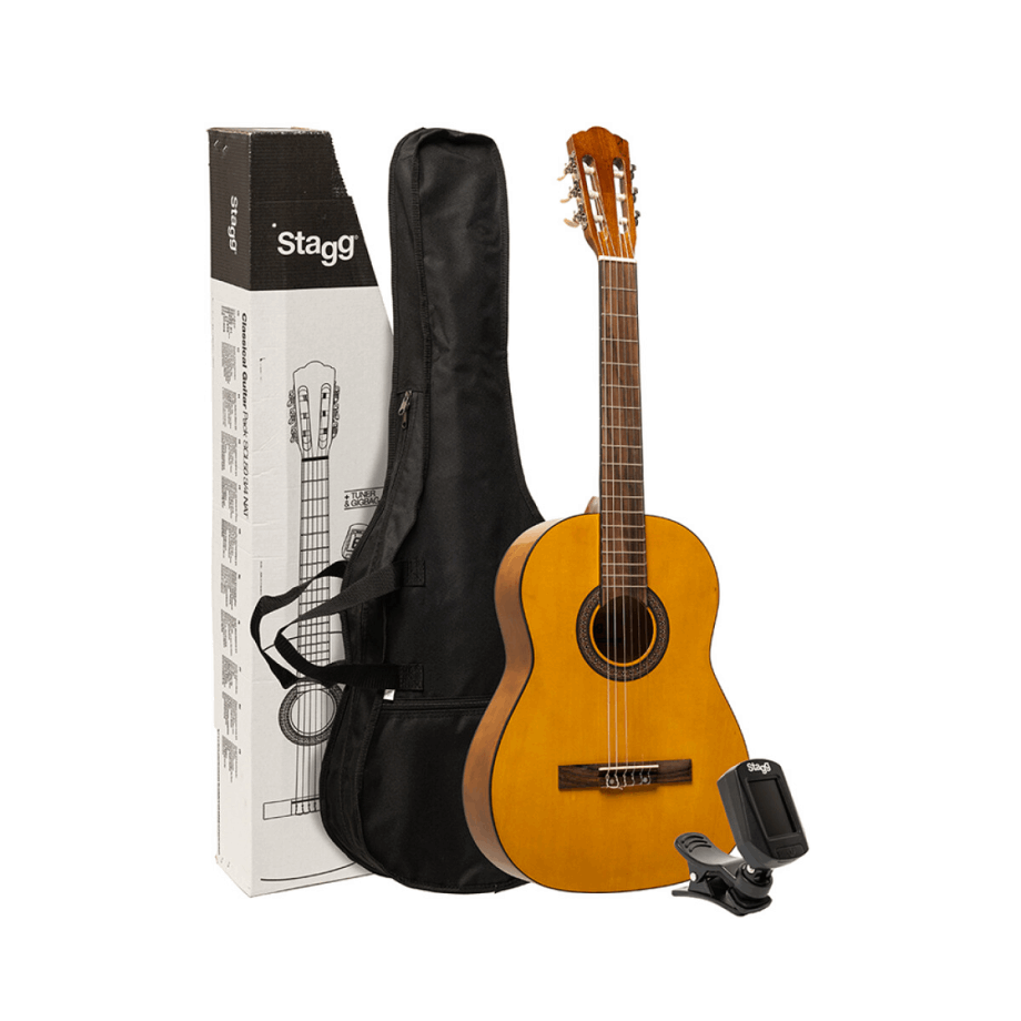 Paquete Guitarra Acústica Clásica | Stagg SCL-50 Natural