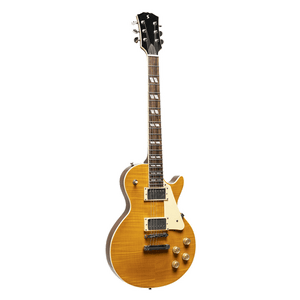 Guitarra Eléctrica Stagg Les Paul Sunburst | Tapa Maple Flameado