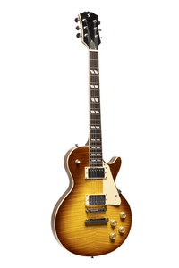 Guitarra Eléctrica Stagg Les Paul Sunburst | Tapa Maple Flameado