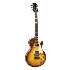 Guitarra Eléctrica Stagg Les Paul Sunburst | Tapa Maple Flameado