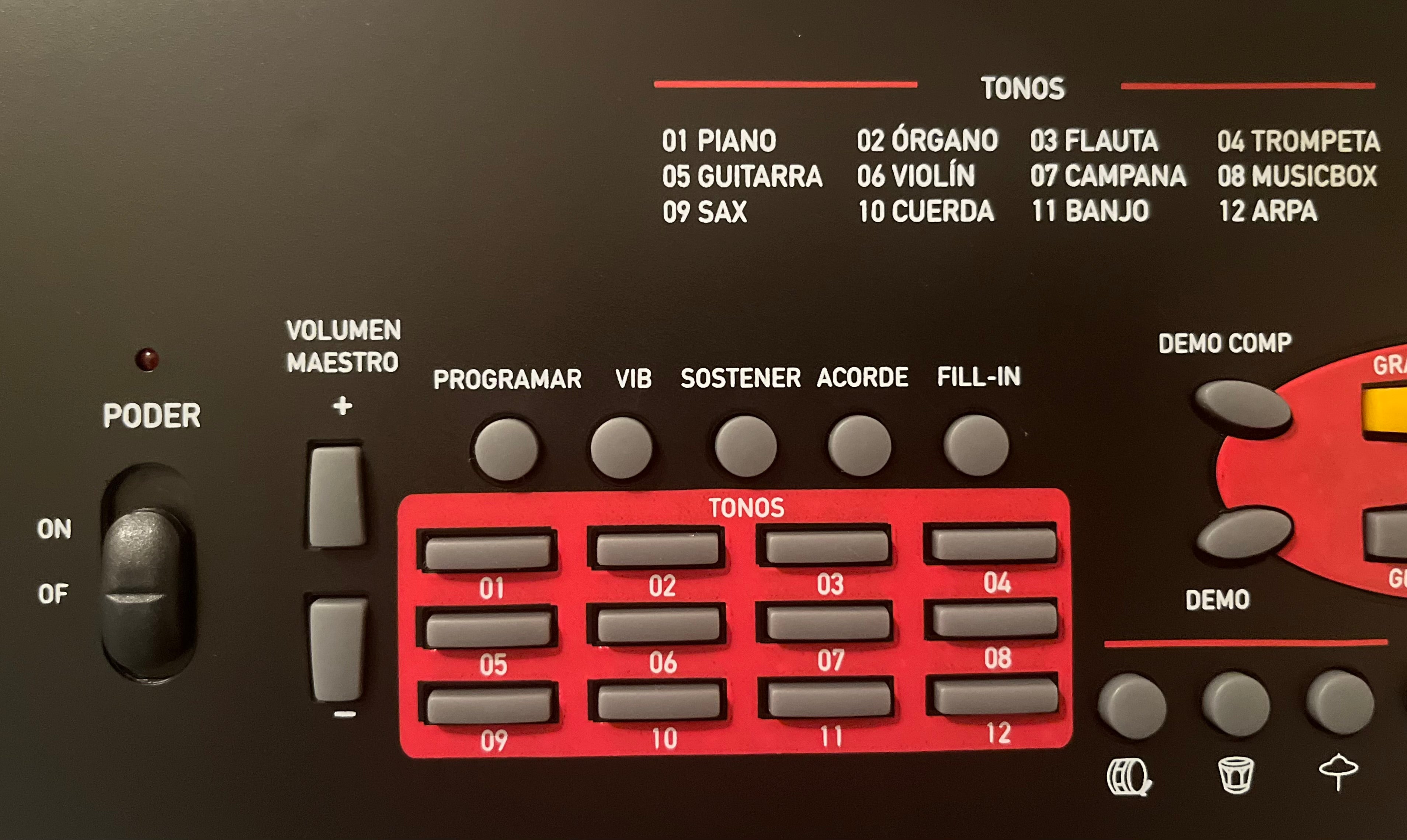 Teclado Musical Kaiser | MTC 5470